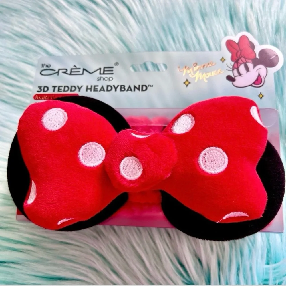 Crème Shop x Disney Limited Edition 3D Minnie Mouse Polka Dot Headband HeadyBand